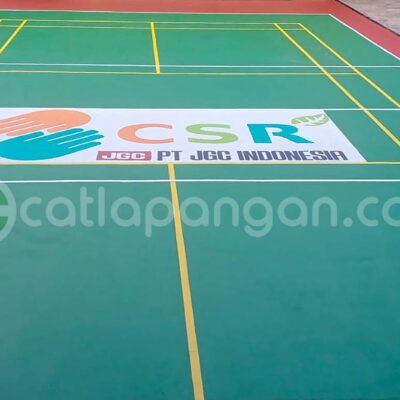 Pengecatan Lapangan Olahraga Sekolah Saat Liburan Semester