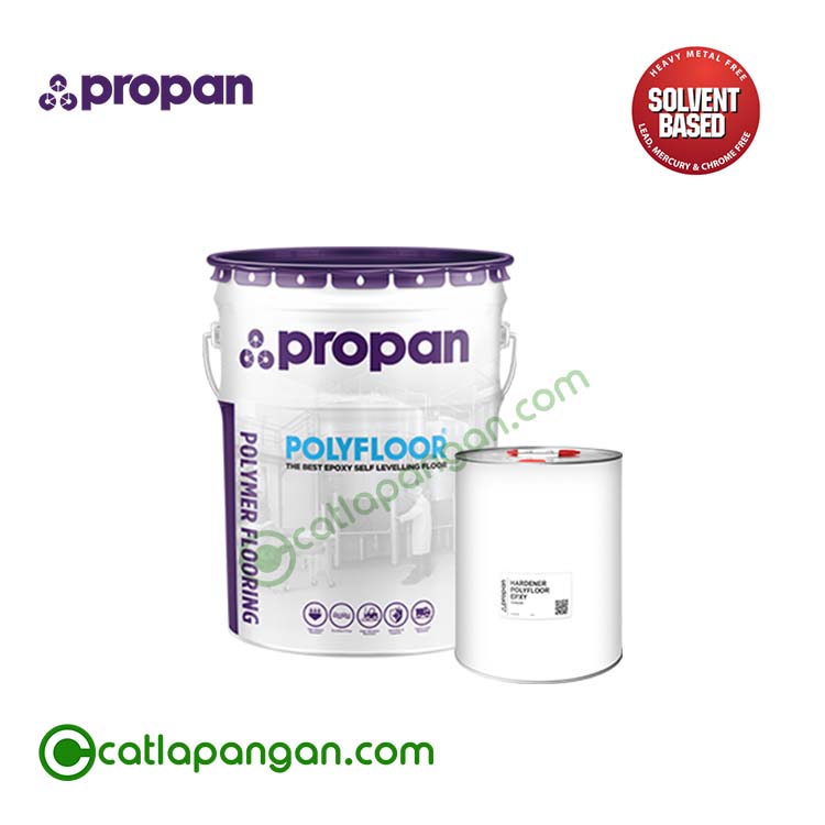 Polyfloor PFT-253-2K SB Titani Bue-20Kgset Cat Epoxy Lantai Propan