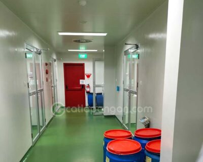 Akhir Tahun Waktu Tepat Pengecatan Ulang Epoxy Area Produksi